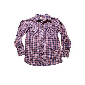 Men’s David Gregg medium plaid dress shirt